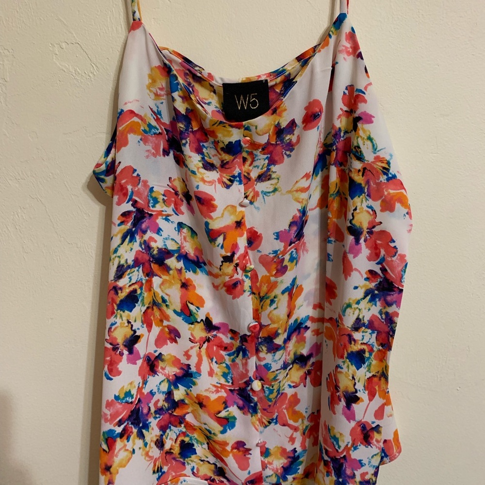 Floral tank top
